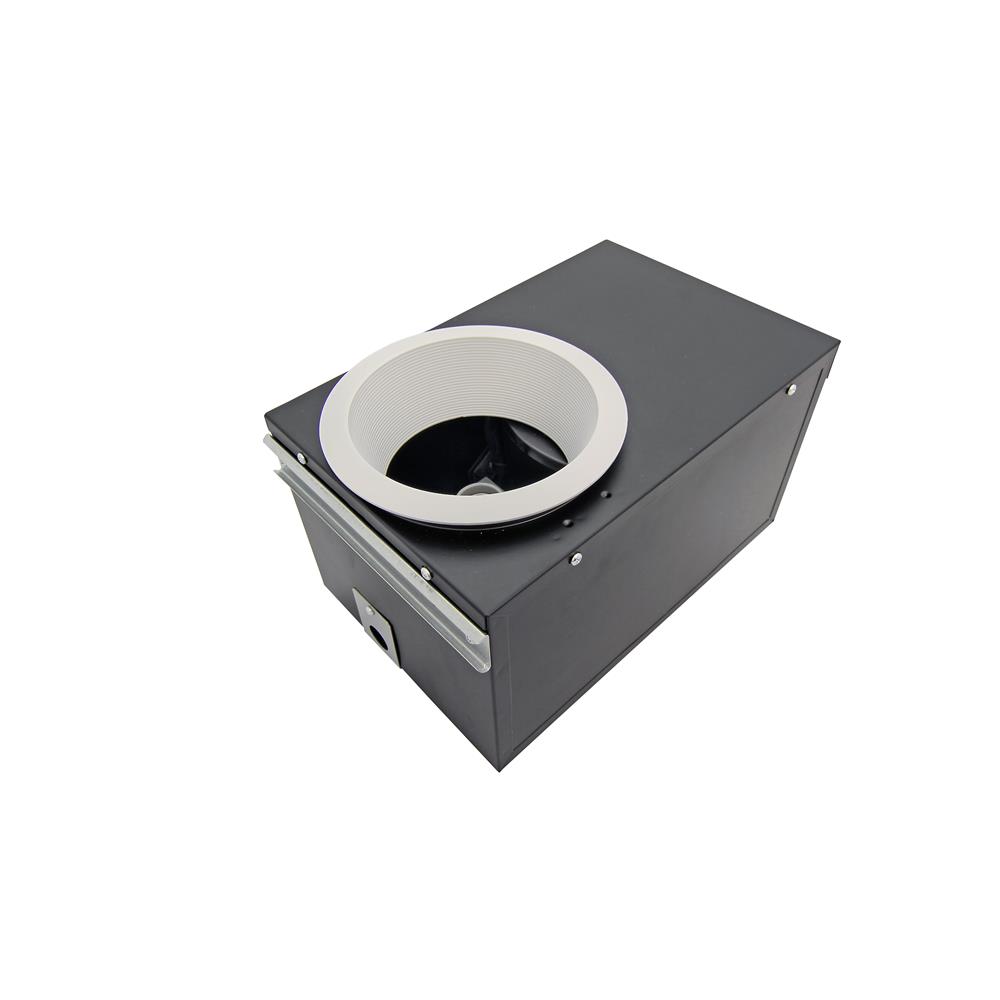 Aero Pure AP80 RVL Super Quiet 80 CFM Recessed Fan/light Bathroom Ventilation Fan with White Trim Ring